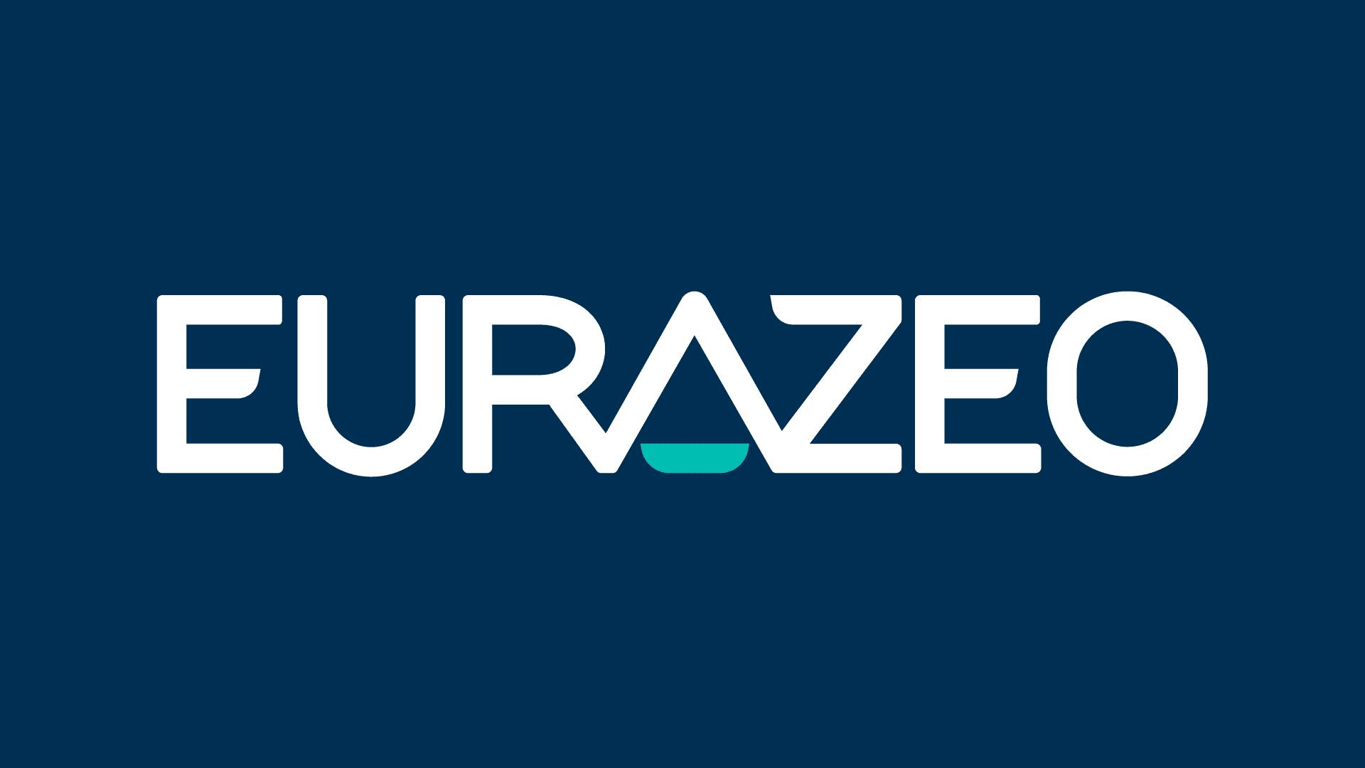 Logo Eurazeo sur fond bleu